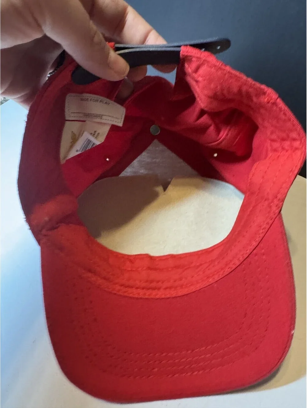 Wonder Woman Cap Hat Girls Snapback Red 100% Cotton New with Tags